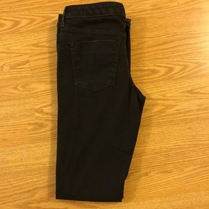 Black mid rise jeans